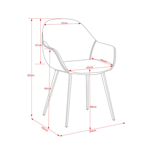 Fido Faux Leather Dining Chairs