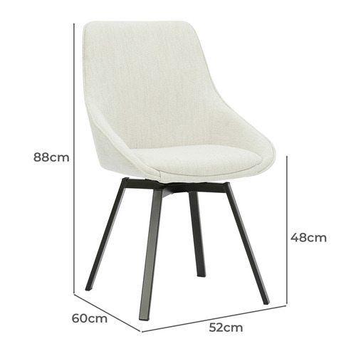 Hailee Swivel Dining Chairs