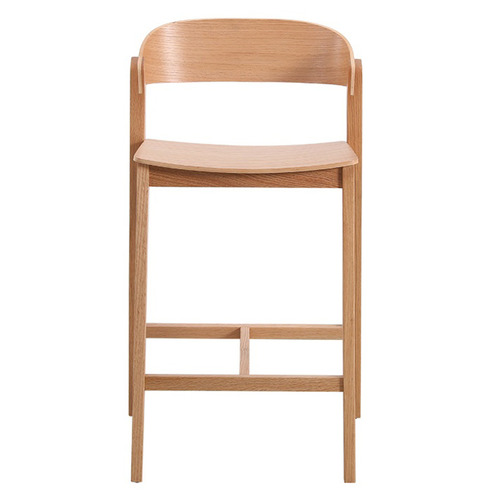 67cm Moooi Oak Wood Barstool