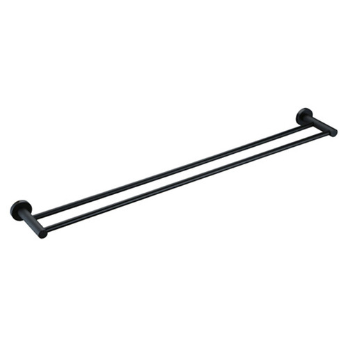 Rosa Brass Double Towel Rail