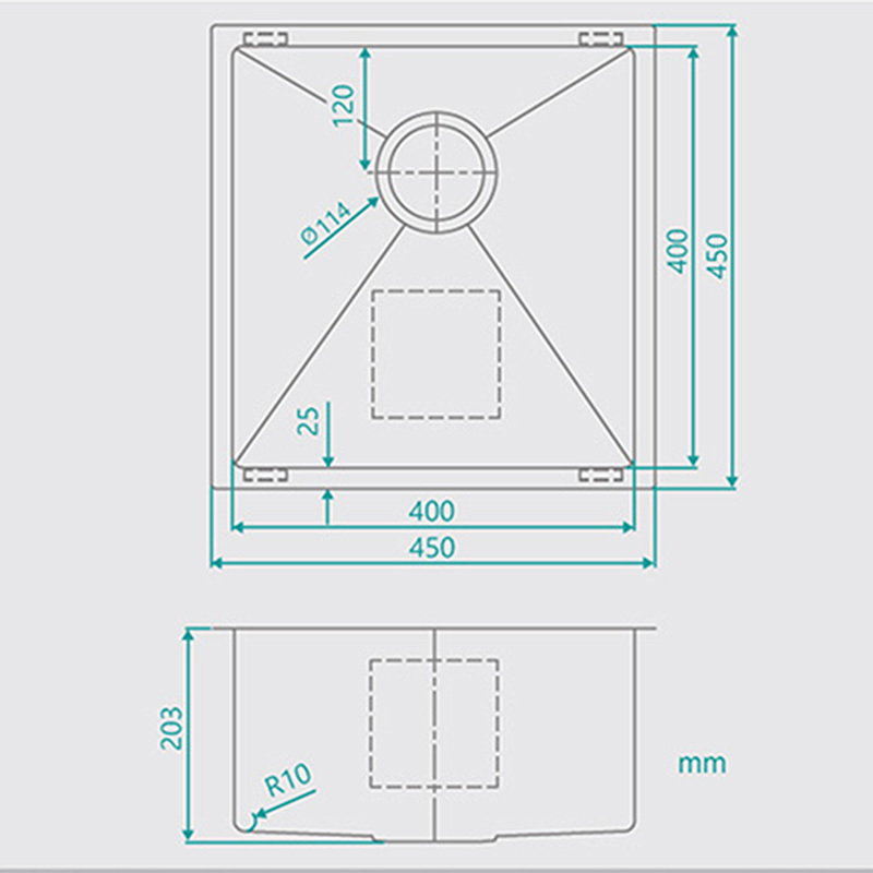 Toronto 32L Stainless Steel Sink