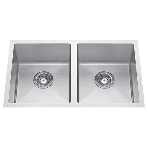 FontaineIndustries Toronto 760mm Double Bowl Stainless Steel Kitchen ...