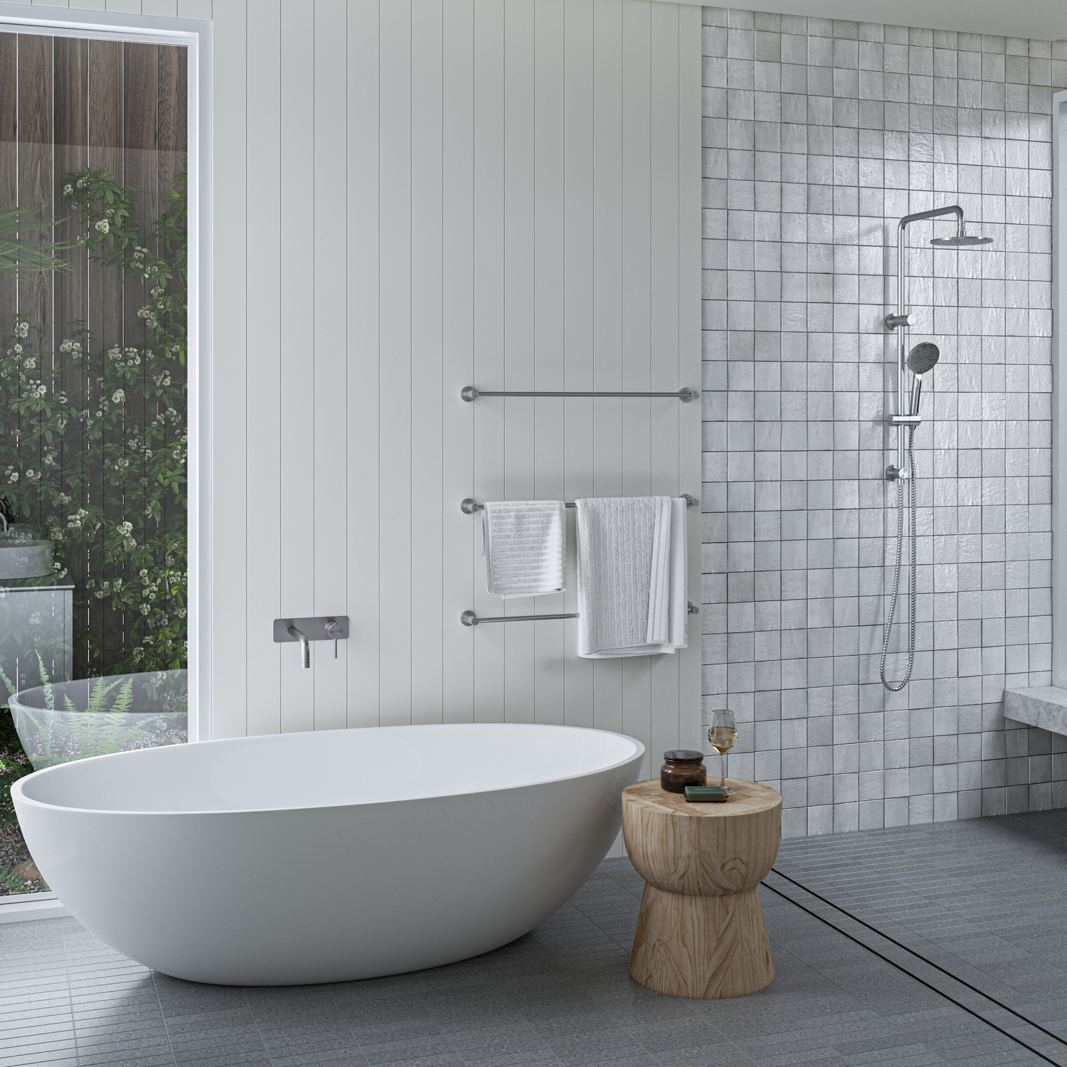 Rosa-Backplate-200mm-Bath-Basin-Wall-Mixer-Set