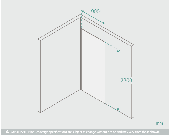 2200mm Shower Wall Panel