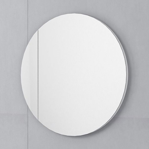 Recessed Round Mirror Wall Mounted Bathroom Cabinet