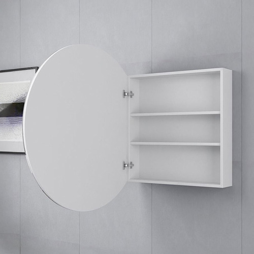 FontaineIndustries Round WallMounted Mirror Bathroom Temple