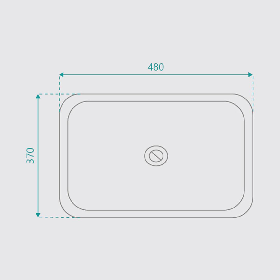 Hudson Undermount Ceramic Basin