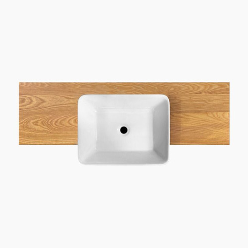 Beckham Semi-Recessed Ceramic Basin