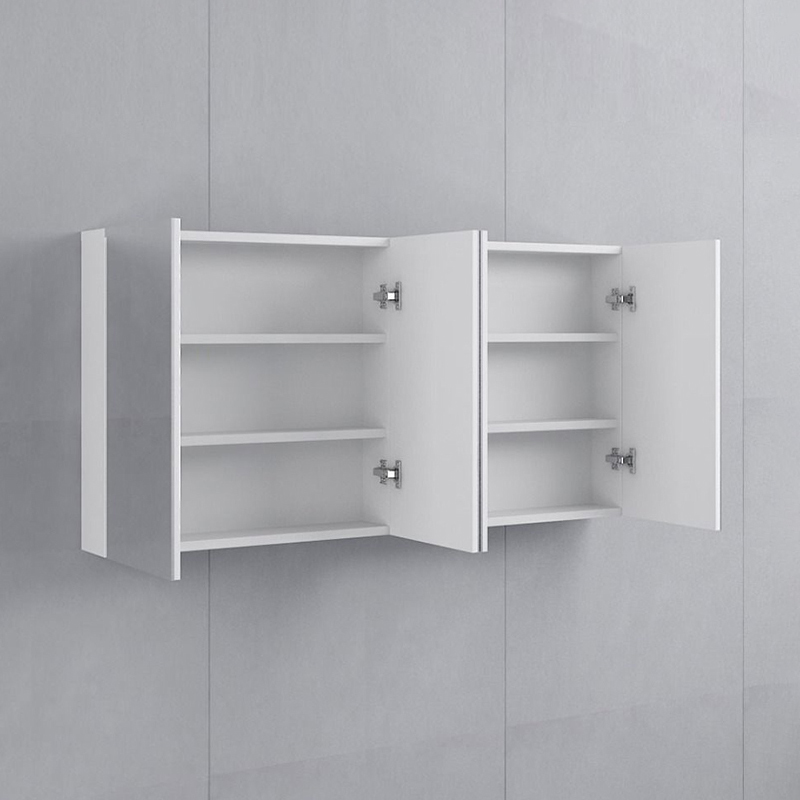 Rectangle Mirror Wall Mounted Bathroom Cabinet