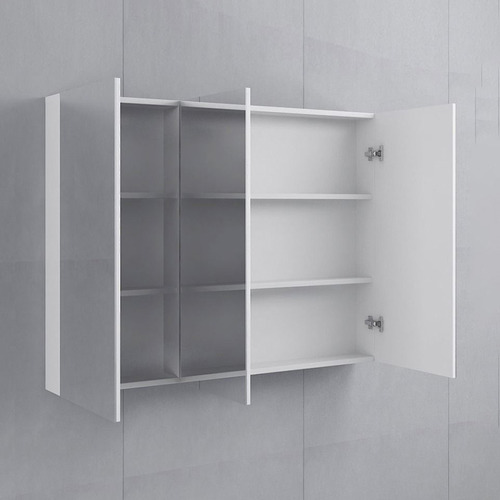Pencil Edge Mirror Wall Mounted Bathroom Cabinet