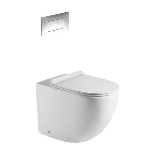 Pasadena Rimless Wall Faced Toilet Suite