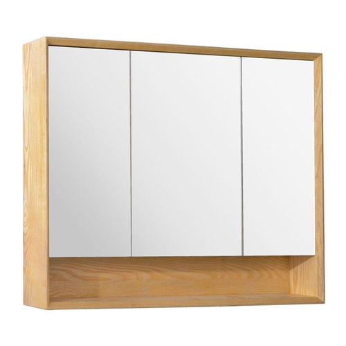 Wooden WallMounted Mirror Bathroom Temple & ster