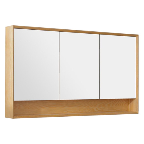 Wooden WallMounted Mirror Bathroom Temple & ster