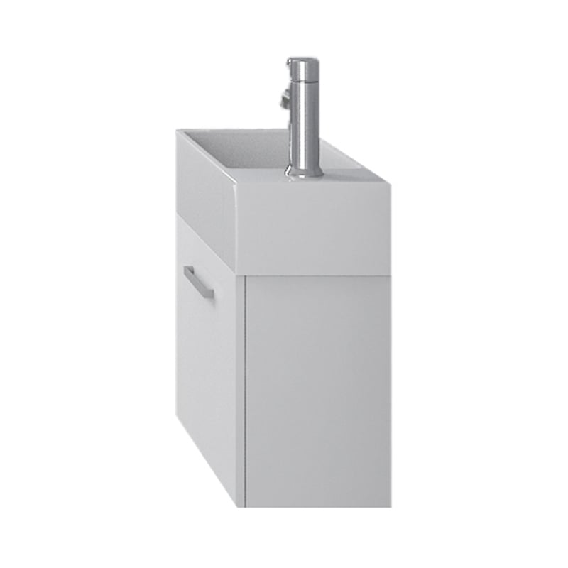 Kudos 490mm White Wall Hung Single Vanity