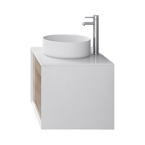 Frederick 600mm White Wall Hung Single Vanity