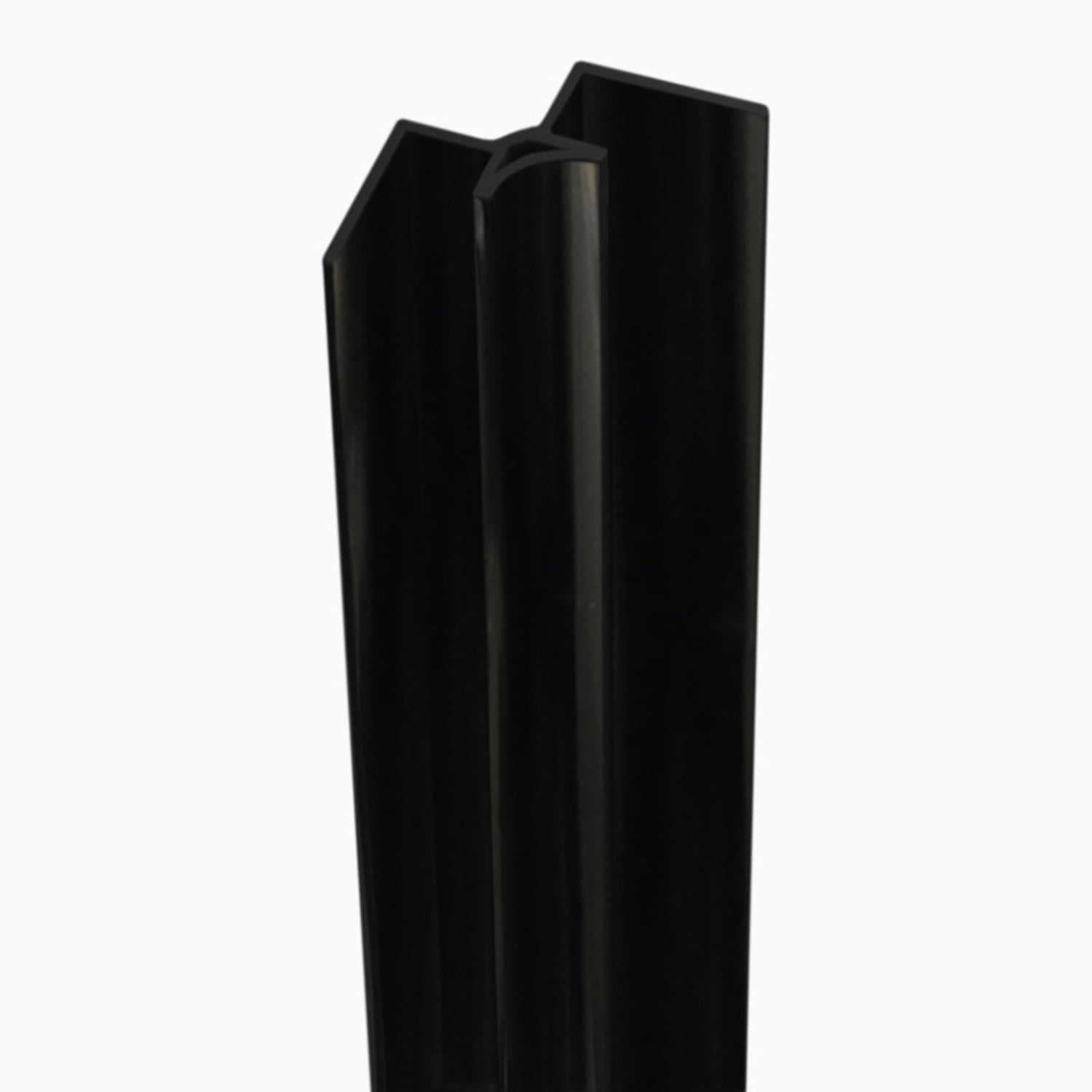 2200mm Black Shower Wall Panel Corner Trim