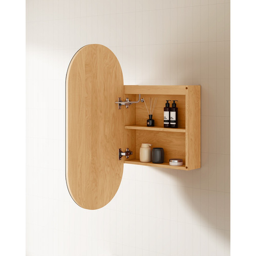Rosella Ash 450mm Pill LED Mirrored Shaving Cabinet