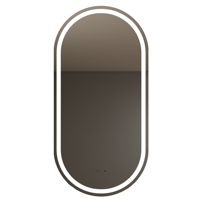 Rosella Matte White 450mm Pill LED Mirrored Shaving Cabinet