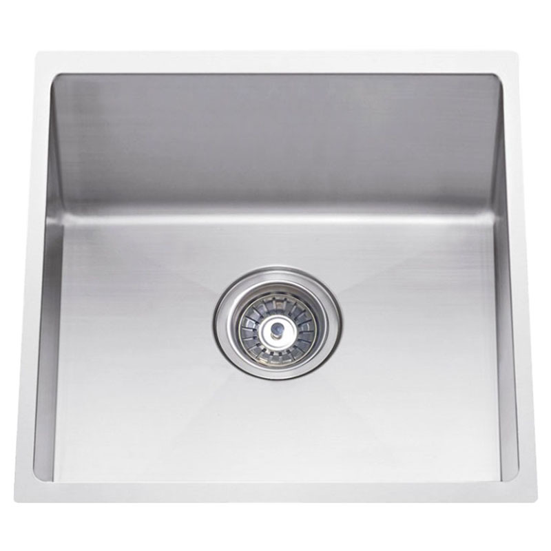 Avail 600mm Gloss White Laundry Tub & Cabinet with Stone Countertop
