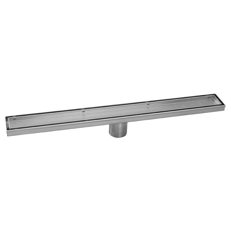 Stainless Steel Tile Insert Linear Shower Grate with 50mm Outlet