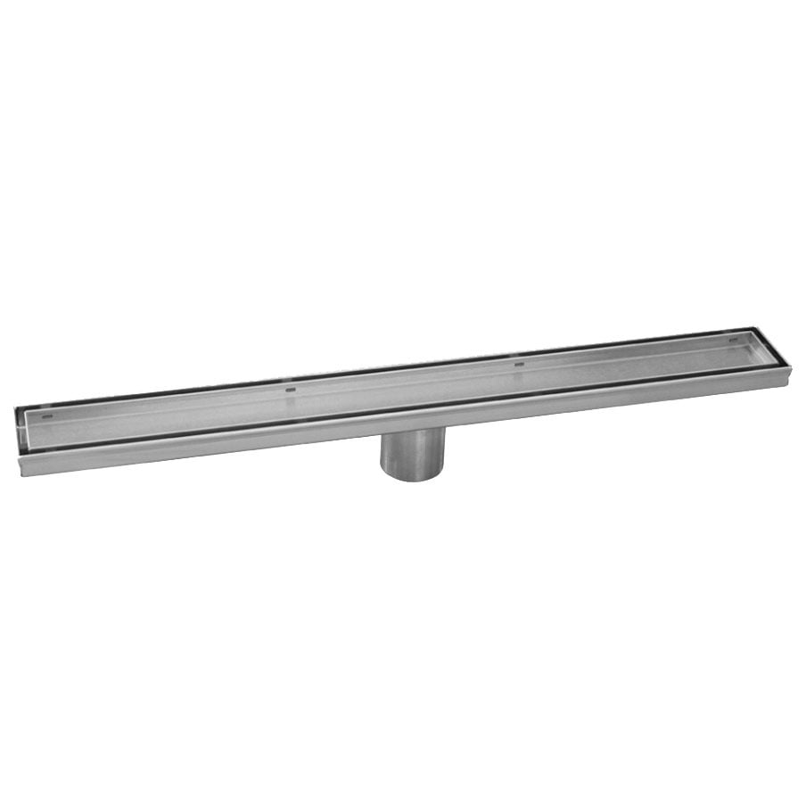 Stainless Steel Tile Insert Linear Shower Grate with 50mm Outlet