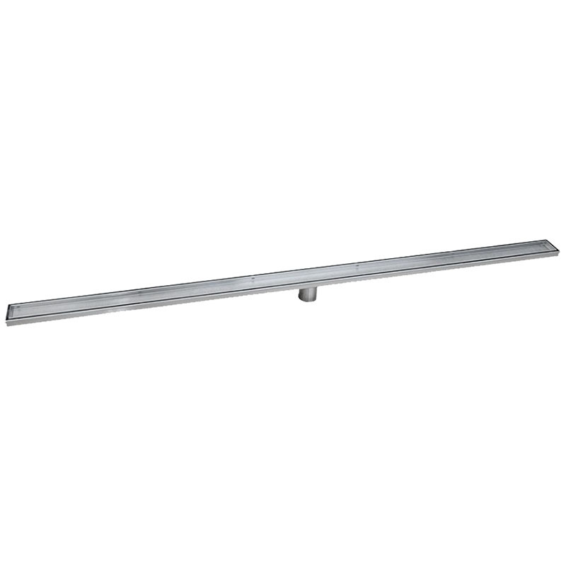 Stainless Steel Tile Insert Linear Shower Grate with 50mm Outlet