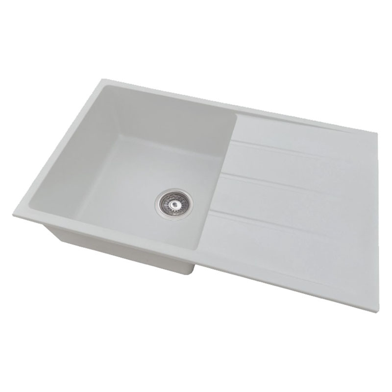 Ontario 800mm Single Granite Kitchen Sink with Drainer