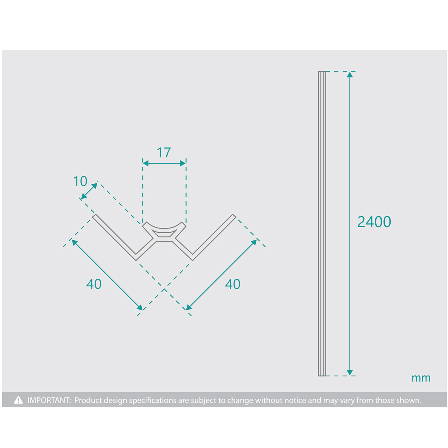 Jade Shower Wall Panel Corner Trim