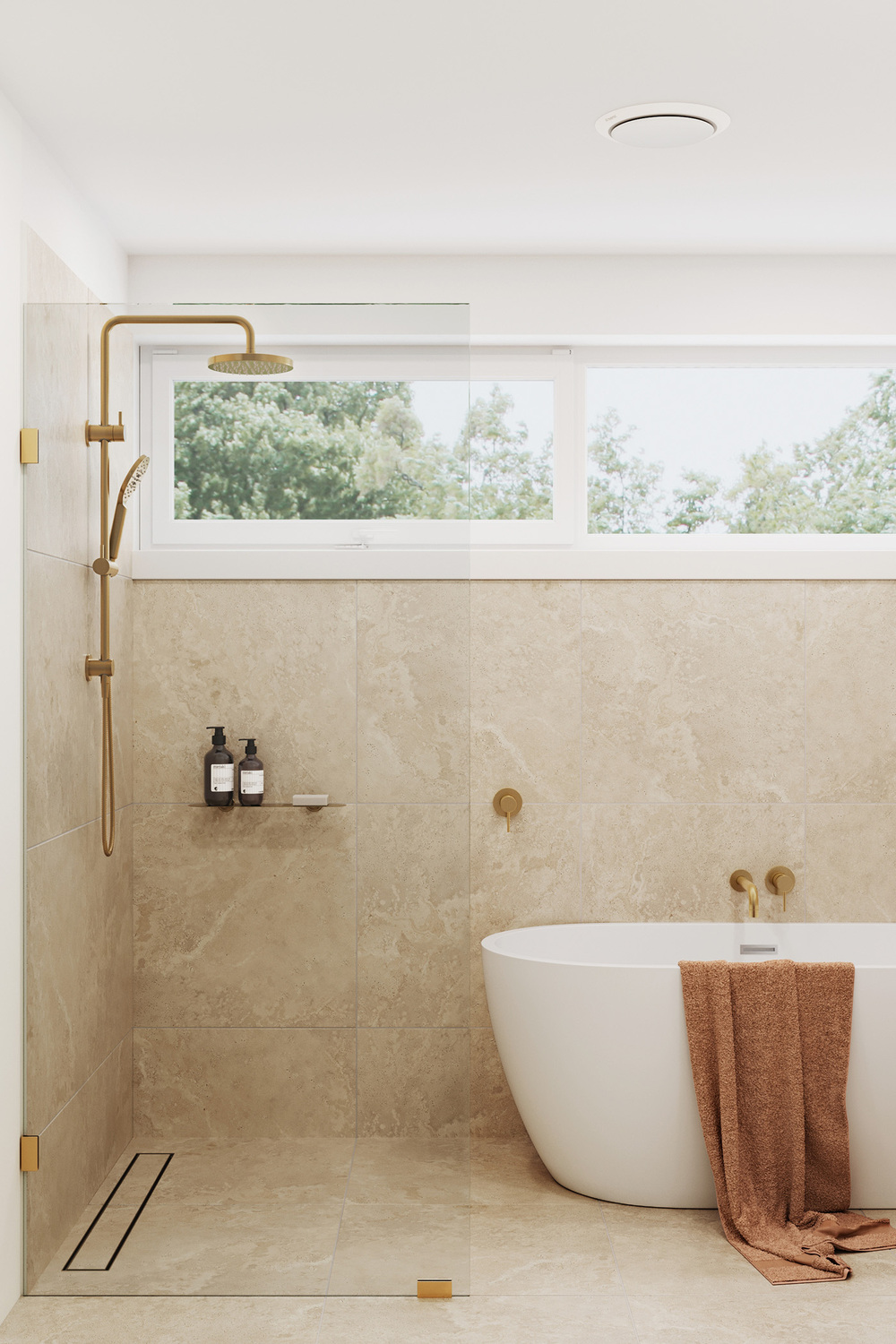 Rosa-200m-Square-Gooseneck-Twin-Shower