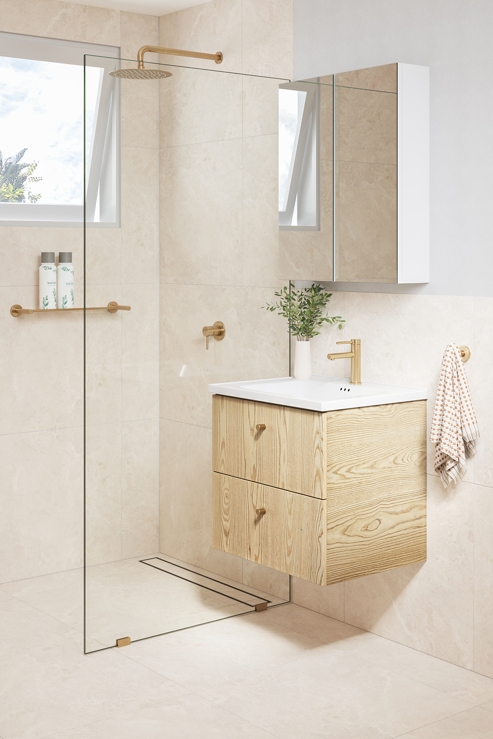 Rosa-250mm-Shower-Arm-and-Head