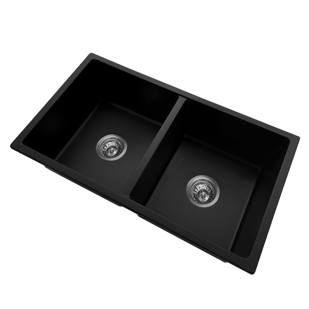 Ontario 780mm Undermount Double Kitchen Sink