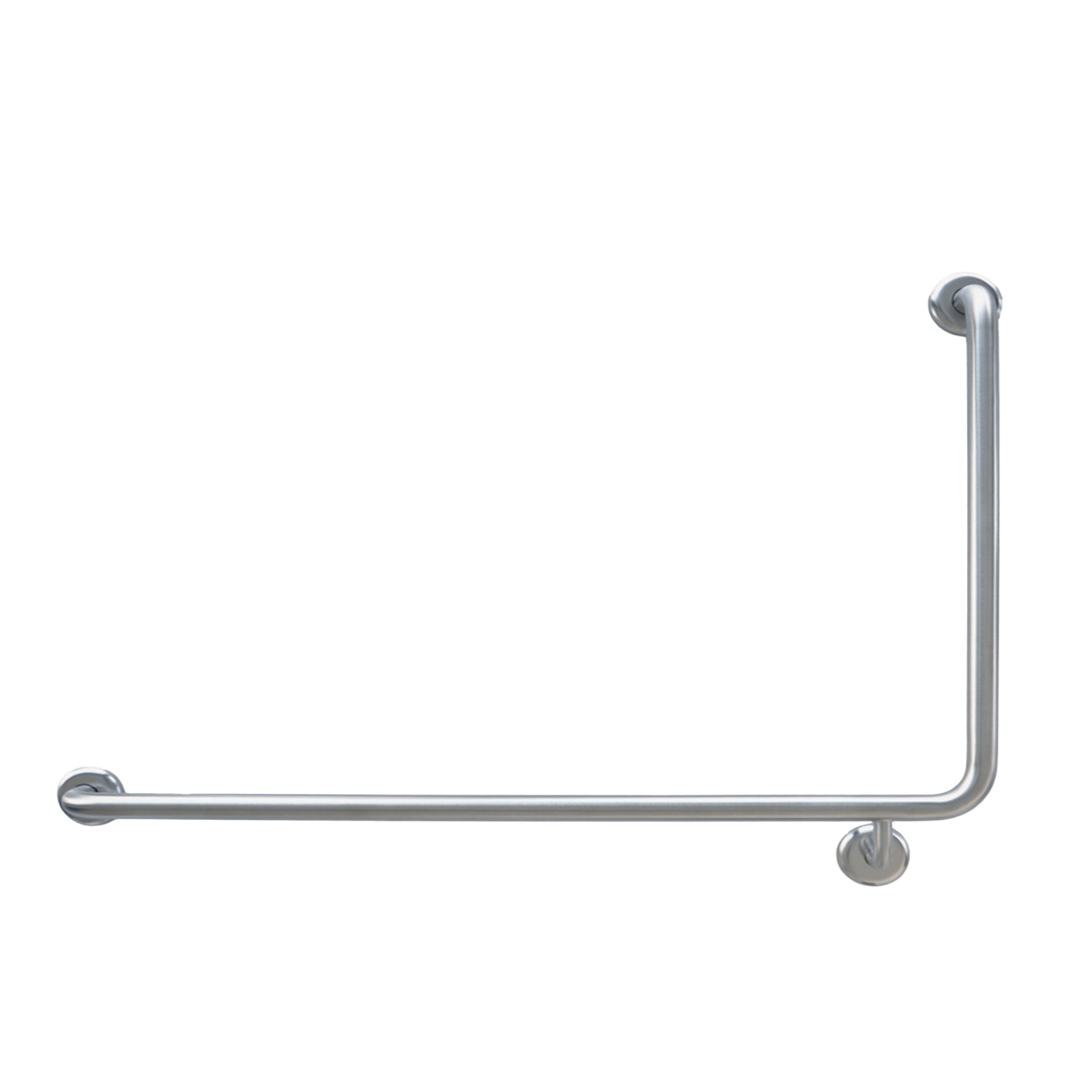 Accessible 950mm Ambulant 90 Degree L-Shaped Grab Rail