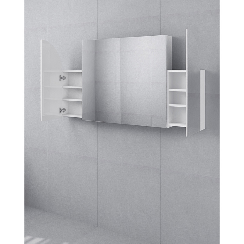 Alowa 1500mm White Mirrored Shaving Cabinet