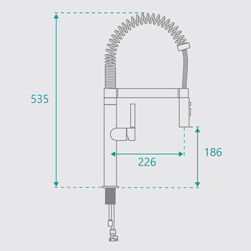 Broswin Pull-Down Kitchen Sink Mixer