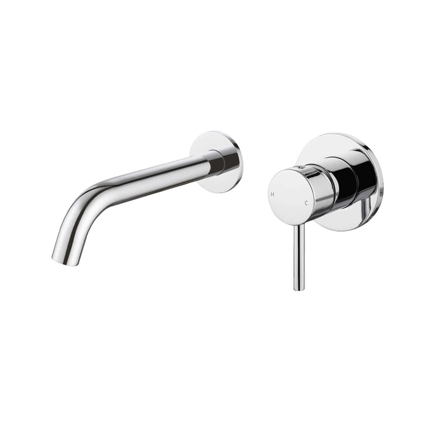 Rosa 200mm Bath/Basin Wall Mixer Set