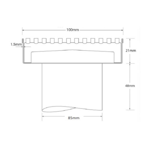 Forme Stainless Steel Linear Shower Grate Temple & ster