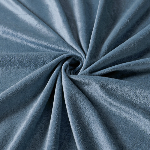 CleverPolly Ash Blue Emily Corduroy Velvet Quilt Cover Set Temple