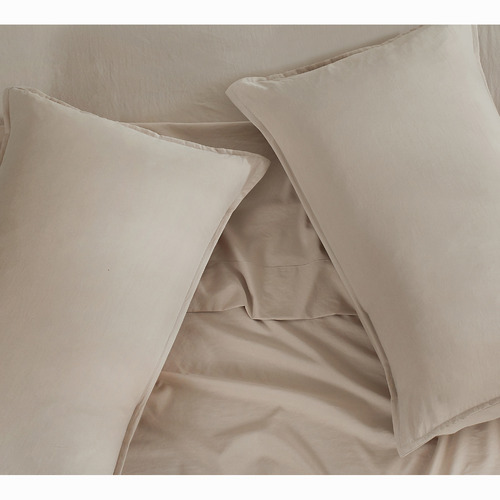 Linen Brett Vintage Washed Microfibre Quilt Cover Set