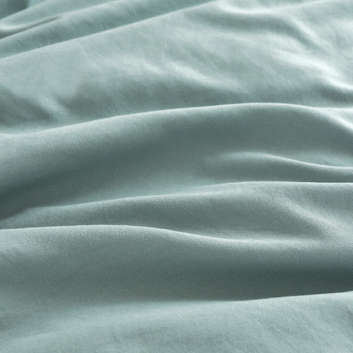 CleverPolly Seafoam Brett Vintage Washed Microfibre Quilt Cover Set ...