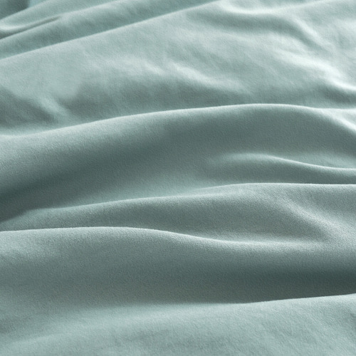 Seafoam Brett Vintage Washed Microfibre Quilt Cover Set