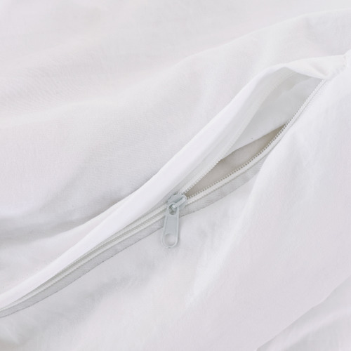 White Brett Vintage Washed Microfibre Quilt Cover Set
