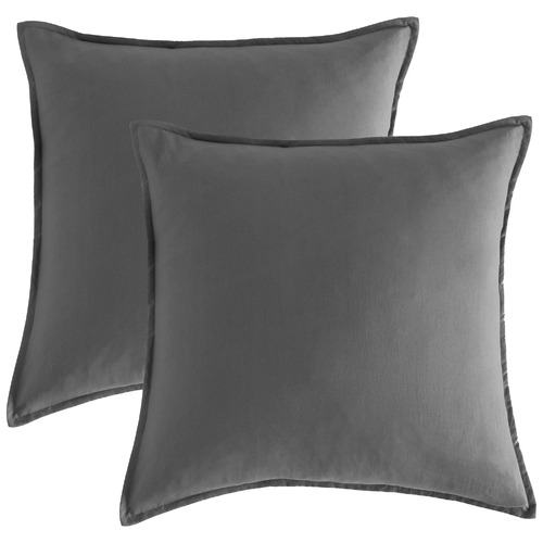 CleverPolly Brett Vintage Washed Microfibre European Pillowcases