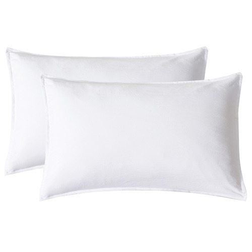 CleverPolly Brett Vintage Washed Microfibre Standard Pillowcases ...