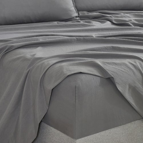Brett Vintage Washed Microfibre Sheet Set