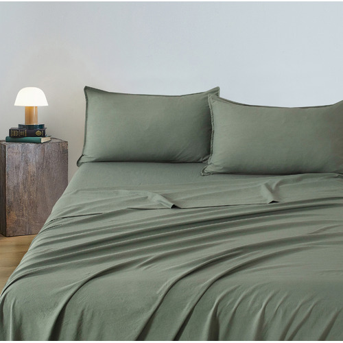 Brett Vintage Washed Microfibre Sheet Set