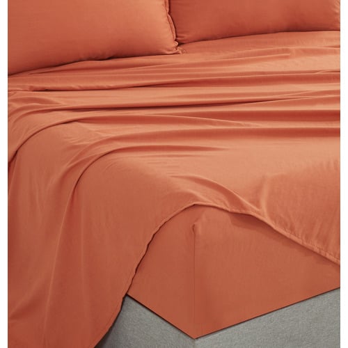 Brett Vintage Washed Microfibre Sheet Set