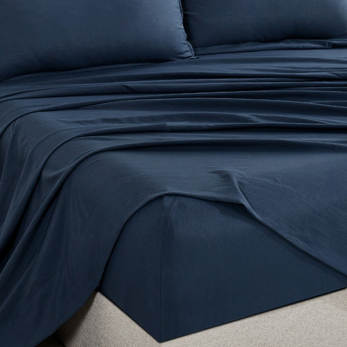 Brett Vintage Washed Microfibre Sheet Set