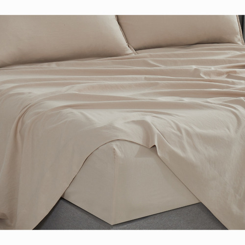 Brett Vintage Washed Microfibre Sheet Set