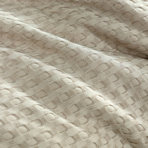 Beige Deluxe Waffle Quilt Cover Set