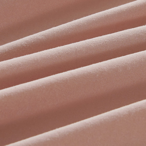 Pink Vintage Washed Microfibre Quilt Cover Set